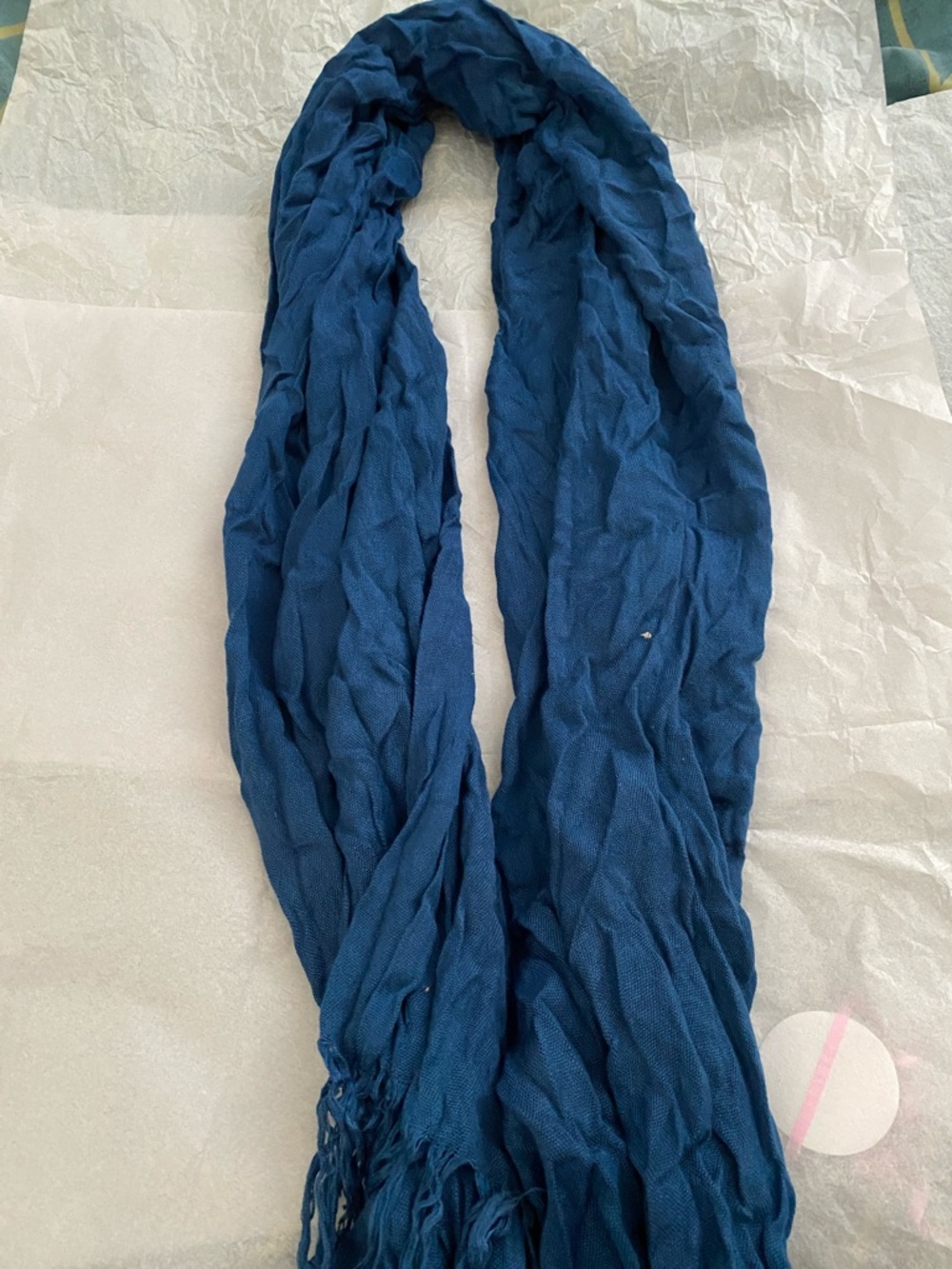 Blue Lightweight Women's Scarf - Classic Solid Accessory